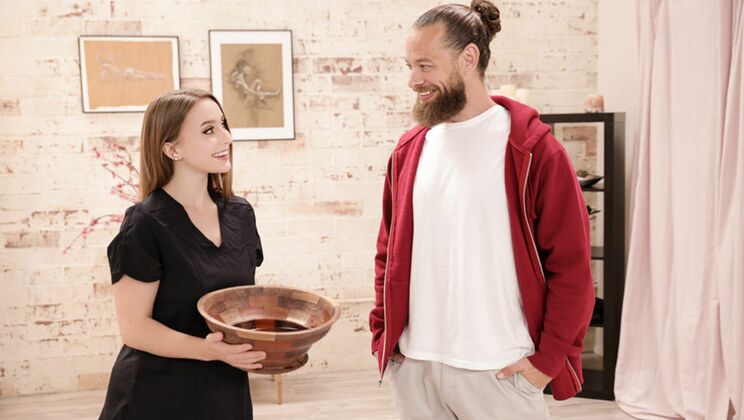 [NuruMassage] - Thanks for the KISSING Goodies! - Brad Newman - Laney Grey