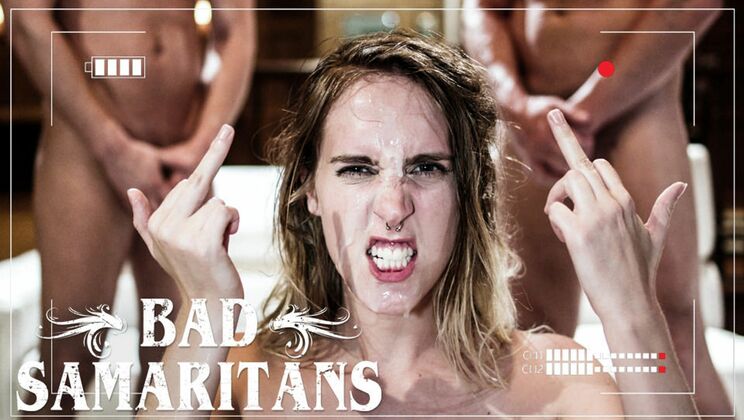 [PureTaboo] - Blonde Teen Gets Deepthroat and Gagged