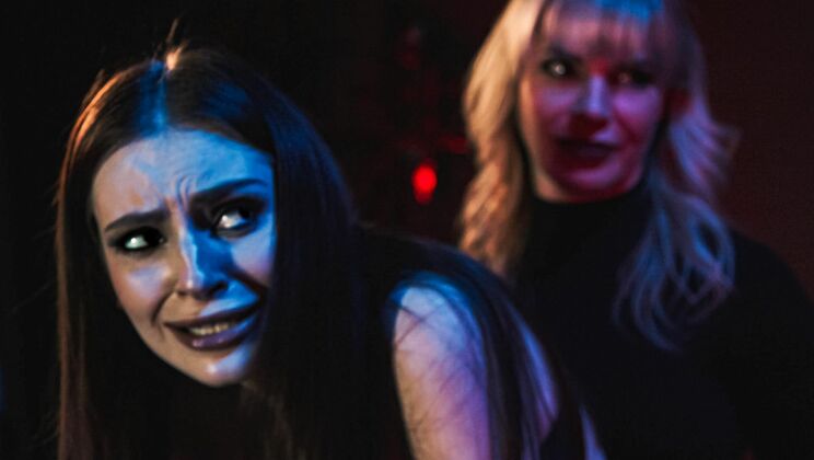 [PureTaboo] - Maya & Dana in Hardcore Lesbian Action - Strap-On & Rimming - Maya Kendrick - Dana DeArmond - Steve Holmes