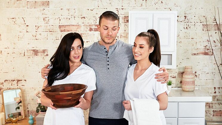 [NuruMassage] - Threeway Fun with Codey, Whitney, and Spencer - Codey Steele - Whitney Wright - Spencer Bradley