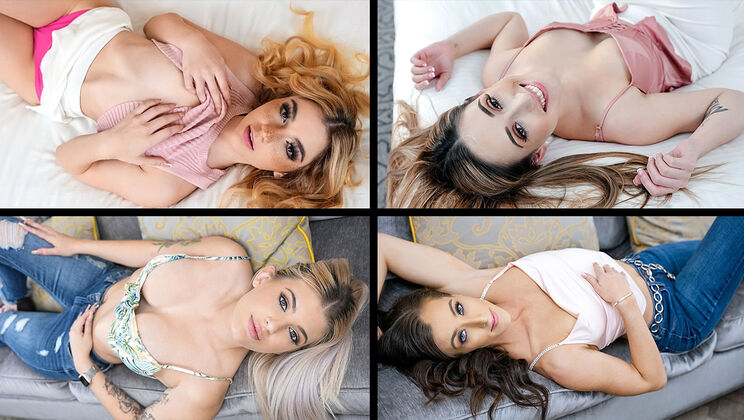 [TeamSkeetSelects] - Beautiful New Starlets Uncovered - Penelope Kay - Brookie Blair - Dixie Jewel - Vivian Fox