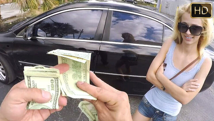 [TeensLoveMoney] - Public Sex For Money With Young Teen - Bruno Dickemz - Lilli Dixon