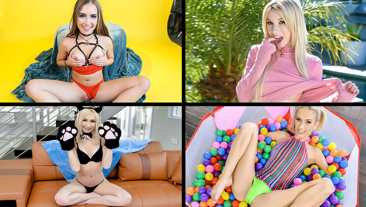 [TeamSkeetSelects] - Compilation of Sweet Beauties - Kenzie Reeves - Aria Carson - Bailey Base - Kimmy Kimm