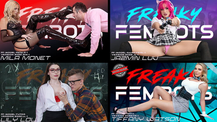 [TeamSkeetSelects] - Freaky Fembot Encounters - Tiffany Watson - Jazmin Luv - Lily Lou - Charma Kelley