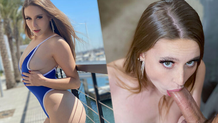 [TeamSkeetXSeries] - Sucking Cock for Free - Laney Grey - Romeo Mancini