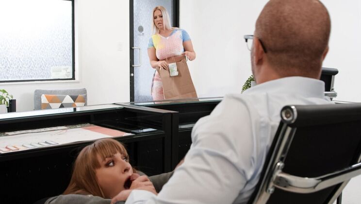 [Brazzers] - Big Titted Secretary in a Threesome