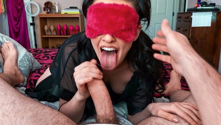 Blindfolded Fun with Aubree