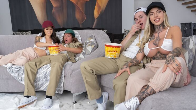 [Brazzers] - Twinz Win With Big Natural Tits - Jay Romero - Jasmine Wilde - Anthony Pierce - Chantal Danielle