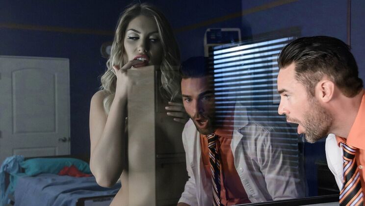 [Brazzers] - Pussy Fever: Brunette Doctor Fucks Patient Rough - August Ames - Charles Dera