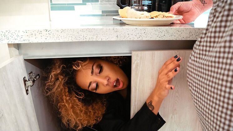 [TeensLoveHugeCocks] - Burglar Gets a Cumshot on Her Tits - jmac - Xianna Hill