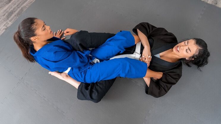 [LookAtHerNow] - Brunette Babes Scarlit & Savannah – Self-Defense Turns into Pussy Licking - Scarlit Scandal - Savannah Sixx