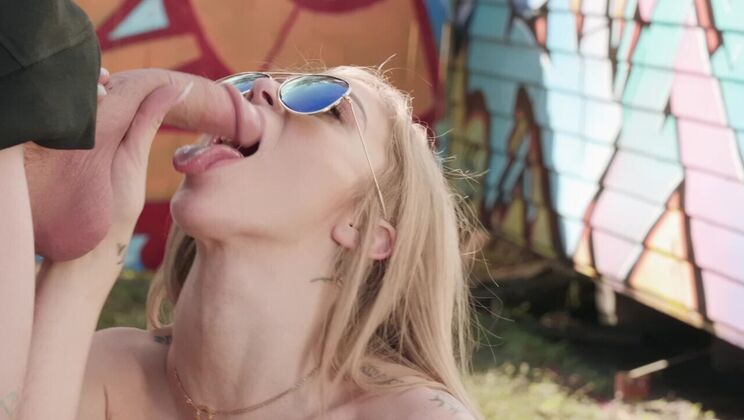 [TeensLoveHugeCocks] - Blonde Kali Roses Rides Cock in Reverse Cowgirl