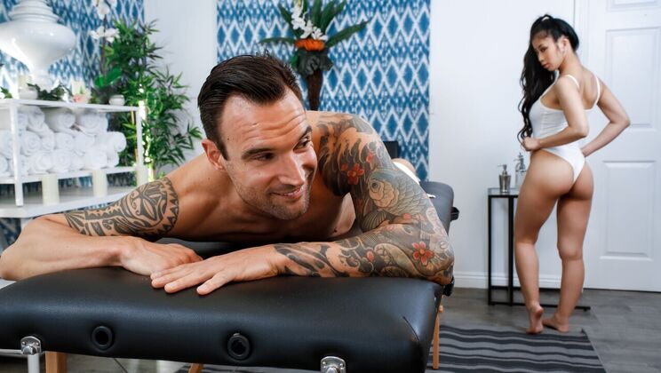 [BigNaturals] - Asian Jade Kush Gets Titty Fucked Hard - Jade Kush - Alex Legend