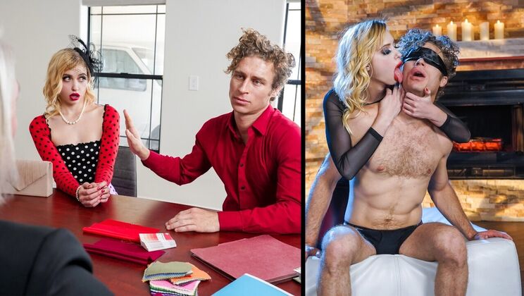 [LookAtHerNow] - Blonde Chloe Cherry's Big Cock Ride - Chloe Cherry - Michael Vegas