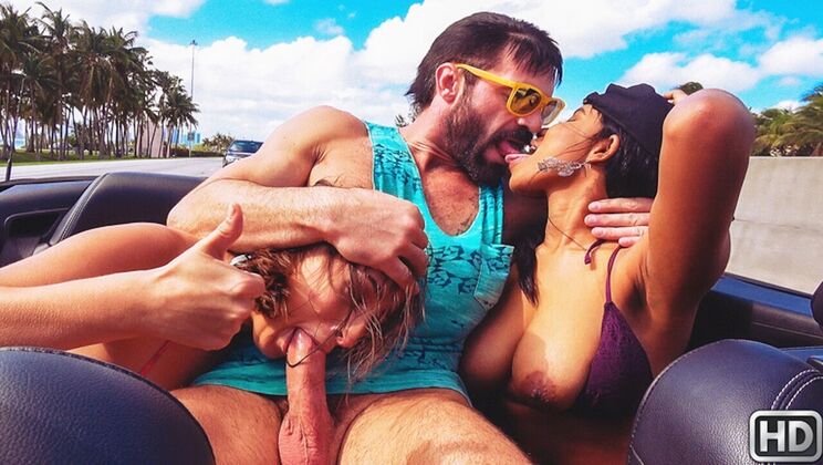 [RKPrime] - Jenna Foxx Gagged & Fucked Hard in Car - Hairy Pussy Squirts Everywhere - Jenna Foxx - Charles Dera - Ashley Adams