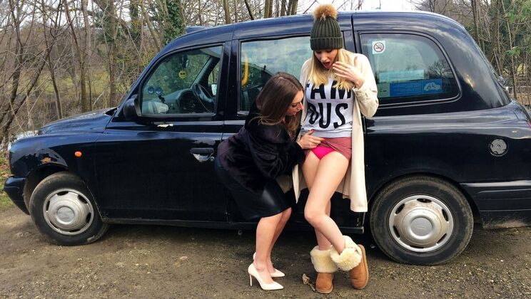 [FemaleFakeTaxi] - Stunning Blonde Danielle Maye Gets Naughty in a Car