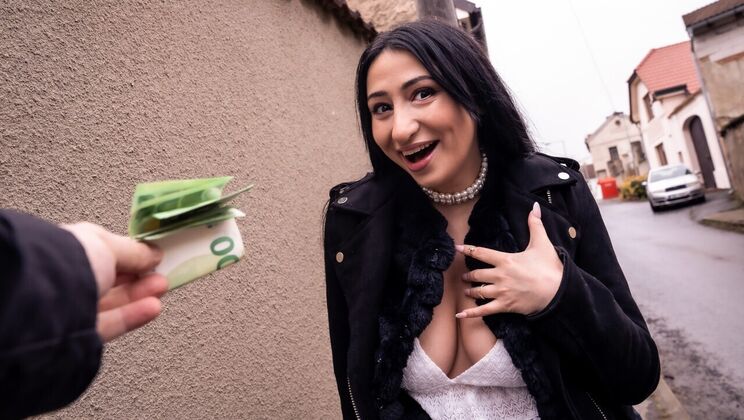 [PublicAgent] - Tattooed French Girl Enjoys Big Dick Blowjob