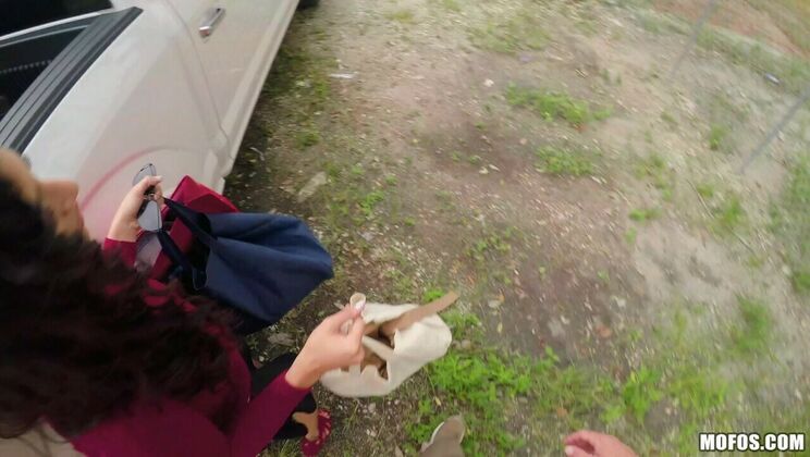 [StrandedTeens] - Amateur Babe Leaves Baggage Behind for Hardcore Outdoor Blowjob & Car Action - Sean Lawless - Gabriela Lopez