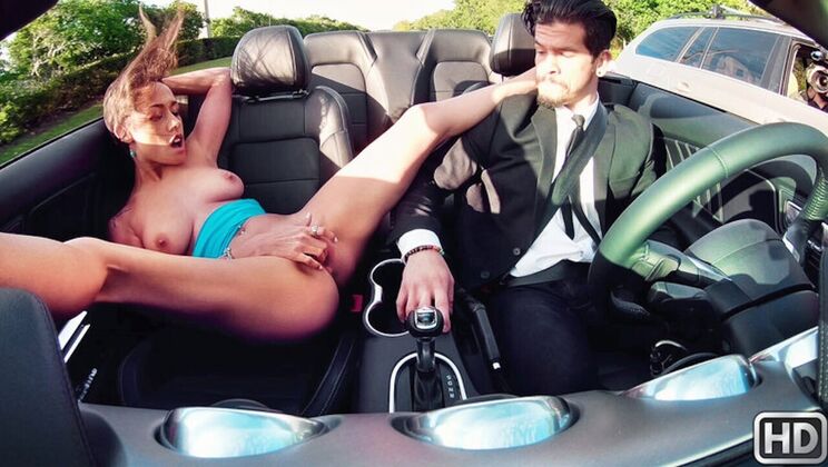 Pranking A Naughty Gold Digger Outdoor