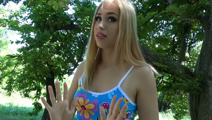 [PublicPickups] - Sex Tape of Amateur Euro Blonde - Alana Moon