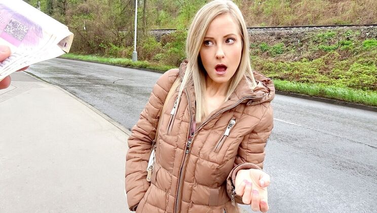 [PublicAgent] - Student Actress Sucked Off in Public - Sicilia Crane