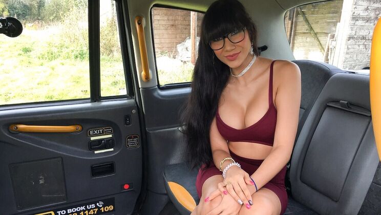 [FakeTaxi] - Deepthroat and Gagging in Taxi