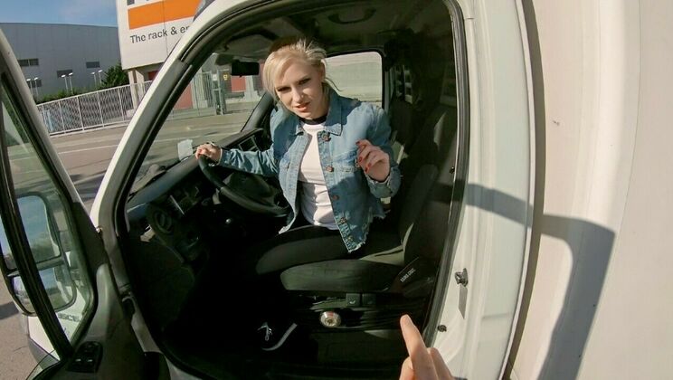 [StrandedTeens] - Public Sex in a Moving Truck - Erik Everhard - Rossella Visconti