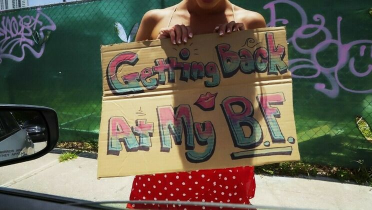 [StrandedTeens] - Riding a Big Dick Outdoor - Brick Danger - Emma Hix