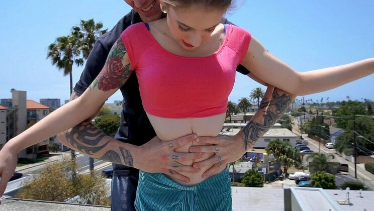 [Don'tBreakMe] - Cutie Puts Her Legs Up in a Missionary Position - Anna de Ville