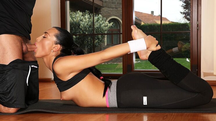 [FitnessRooms] - European Beauty Anna Rose Rides George Uhl Cowgirl Style - Anna Rose - George Uhl