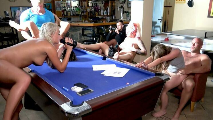 [SummerSinners] - Big Tits and Anal Action in the Pool Room