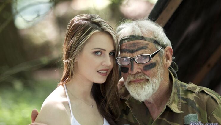 [Oldje] - Nymph Licks Pussy and Gets Fucked