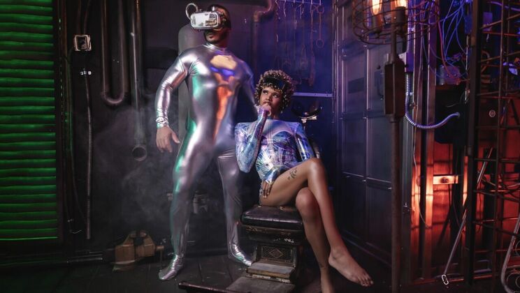 [TransAngels] - Blonde and Brunette Get Handjob and Blowjob - Dillon Diaz - Cloudy Vi