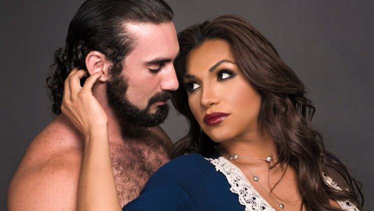 [TransSensual] - Big Tits Shemale Rides Cock - Jessy Dubai - Jaxton Wheeler