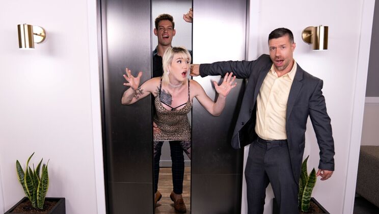 [TransAngels] - Opening Legs for a Deepthroat Session - Michael DelRay - Lena Moon