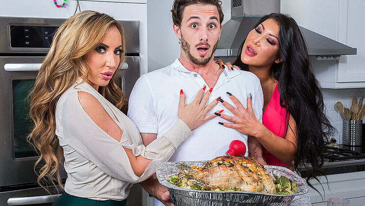 [MyFriend'sHotMom] - Big Cock, Big Tits, and a Lesbian Threesome with Richelle Ryan