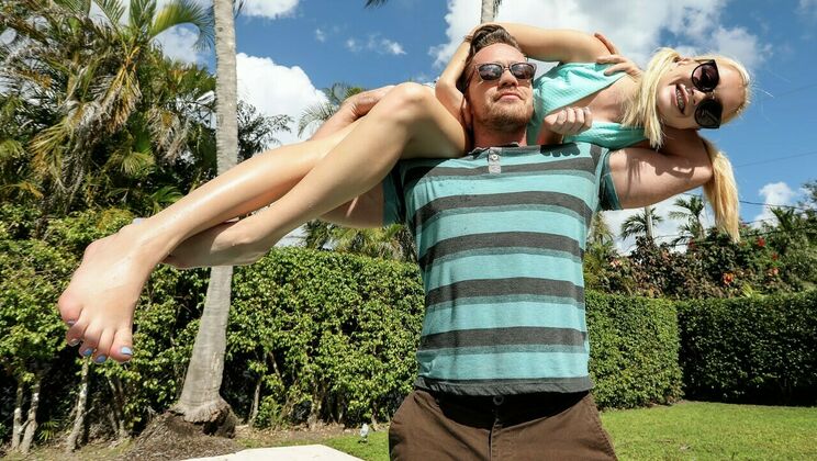 [Don'tBreakMe] - Standing Doggystyle with a Blonde and Big Dick - Anastasia Knight - Kyle Mason