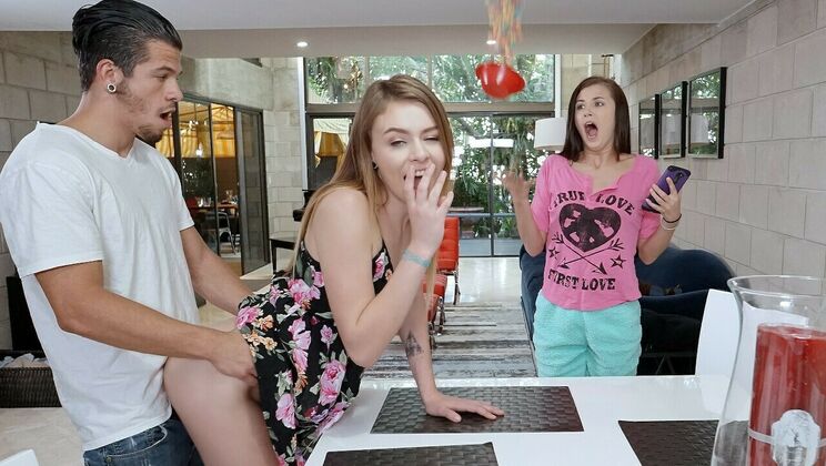 [ShareMyBF] - Exhibitionist Amateur Couple in Wild Threesome with Roommate