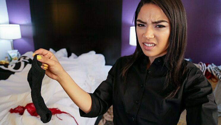 [IKnowThatGirl] -  Natural Tits Maid Finds Big Cock Lovers 