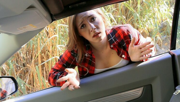 [StrandedTeens] - Hayden Hennessy Car Ride Oral Sex - Hayden Hennessy