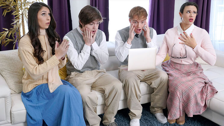 [MomSwap] - Pornstar Foursome Fun