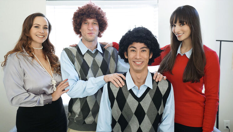 [MomSwap] - Old vs Young - Stepmom Stepson Encounter