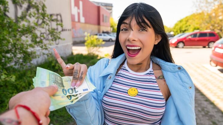 [PublicAgent] - Athenea Rose Masturbates and Fucks Outside