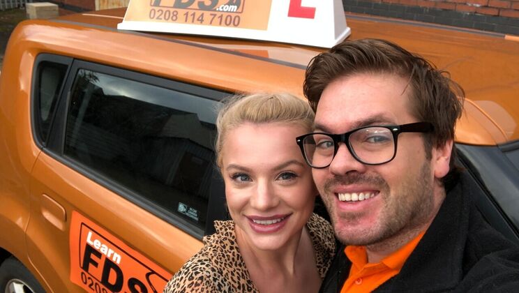 [FakeDrivingSchool] - Polish Girl Gets Slammed in the Car - Ryan Ryder - Elizabeth Romanova