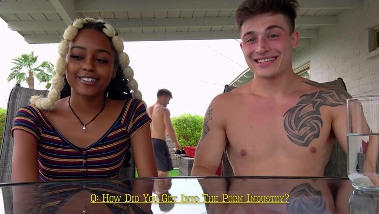 [HotGuysFuck] - 21 Personal Qs with Porn's Top Talent - Destiny Mira - Dustin Hazel - Chase Arcangel - Marie Jacob - Dustin Reynolds