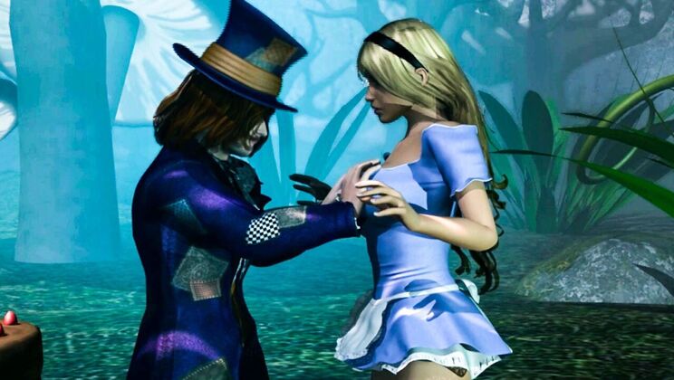 [AdultTimeAnimation] - Alice's Big Cock Fantasy in a Wonderland of Desire - Kira Noir - April Oneil - Wolf Hudson - Serene Siren