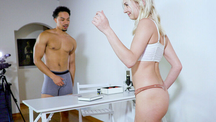 [HotGuysFuck] - Clara Fargo Seduces CK Washington in Blonde and Black Encounter - Clara Fargo - CK Washington