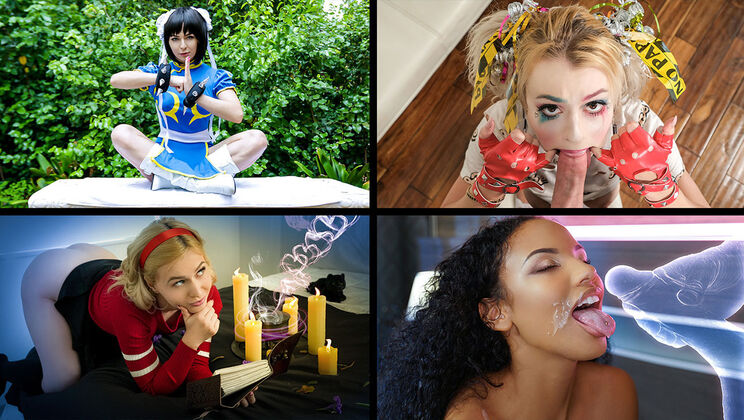 [TeamSkeetSelects] - Big Ass and Petite Sluts Play Together