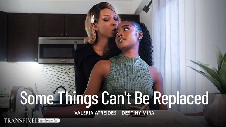 [Transfixed] - Blonde and Ebony Shemale Kissing & Fucking Wild - Destiny Mira - Valeria Atreides