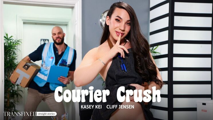 [Transfixed] - Interracial Sex with Shemale Courier - Kasey Kei - Cliff Jensen